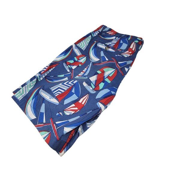 Vineyard‎ Vines Chino Dress Golf Shorts Sailboat Pattern Size 30 - Picture 1 of 7